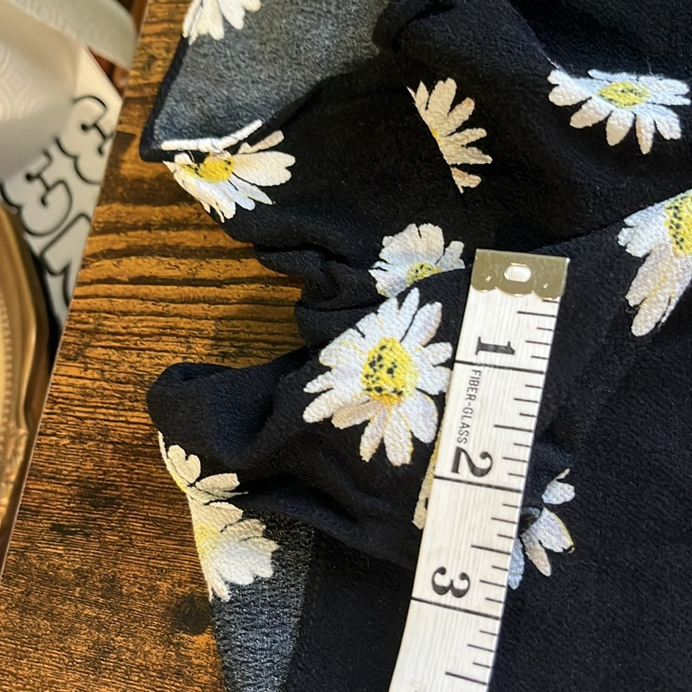 Kate Spade Black Daisy Dot Crepe Romper - Picture 16 of 16